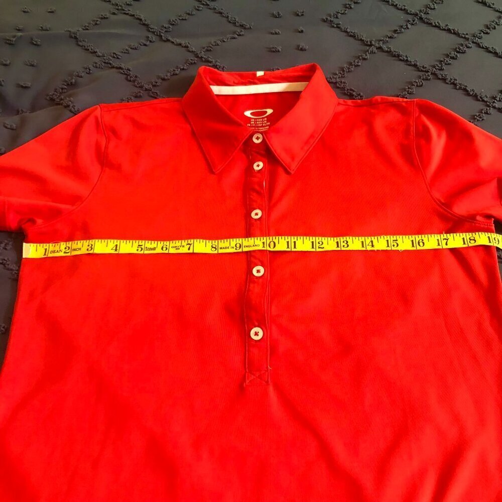 Oakley Polo Shirt, Red, Size L - Picture 7 of 8